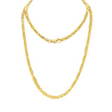 14k Solid Byzantine - Square - 2.9mm