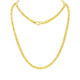 14k Solid Byzantine - Square - 2.5mm